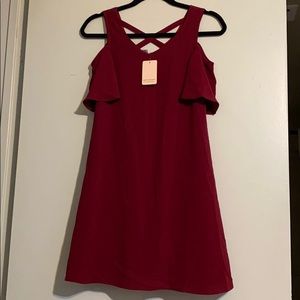 Beautiful cold shoulder dress